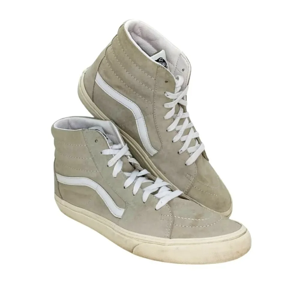 VANS SK-8 Heig Eco Dry Mens Tan Suede Sneakers - Size: 11